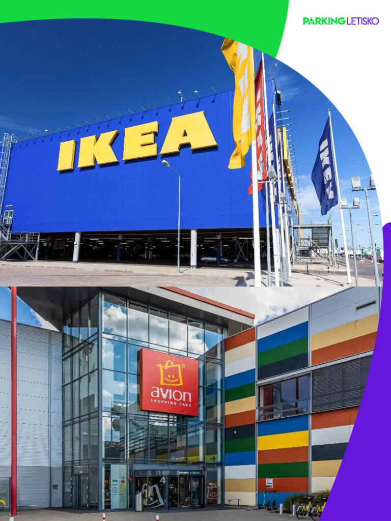 Parkovanie pri letisku zdarma pri nákupnom centre Avion v Bratislave